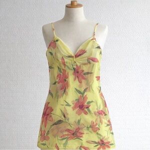 Vintage Carole Hochman Womens Y2K Coquette Babydoll Mesh Slip Dress Size S